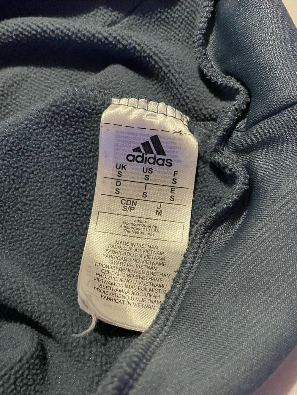 adidas Men's Hoodie Sweatshirt in Slate Blue